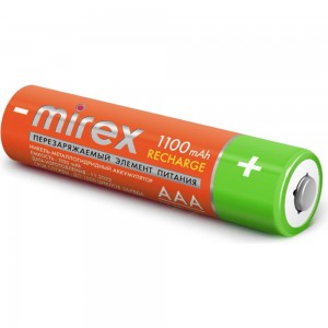 Аккумулятор Mirex Ni-MH HR03 / AAA 1100mAh 1,2V 4 шт блистер 23702-HR03-11-E4