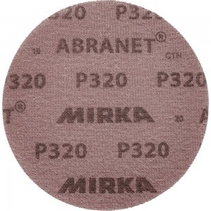 Круг шлифовальный на сетчатой основе ABRANET (50 шт; 150 мм; Р320) MIRKA 5424105032