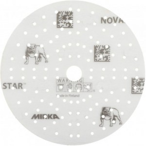 Диск шлифовальный на плёночной основе NOVASTAR (150 мм, 121 отверстие, Р120, 100 шт.) MIRKA FG6CH09912