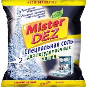 Специальная соль для посудомоечных машин Mister Dez 2 кг 1007