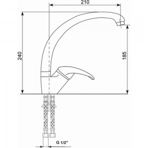 Смеситель для кухни MIXLINE ML-GS02 328 526191