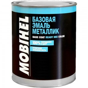 Готовая автоэмаль MOBIHEL базовая эмаль, металлик, 448 рапсодия, 1 л 41981102