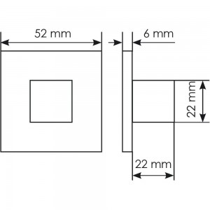 Сантехническая завертка MORELLI MH-WC-S6 SC 9013392