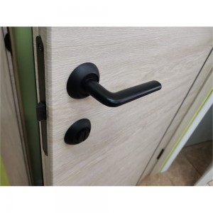 Дверная ручка MORELLI Колонна цвет-черный MH-03 BL-IND 9012845