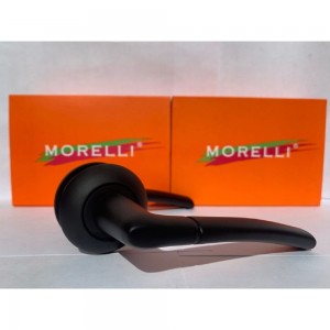 Дверная ручка MORELLI Пиза цвет-черный MH-06 BL 9012846