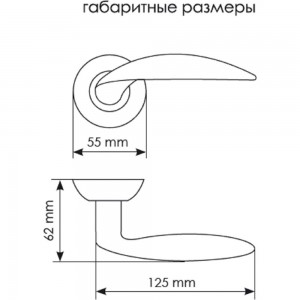 Дверная ручка MORELLI 