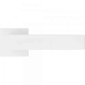 Дверная ручка MORELLI MIRA MH 54 S6 W на квадратной розетке 6 мм, цвет - белый 9013948