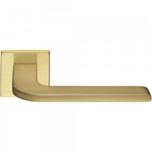 Дверная ручка MORELLI SPUTNIK S5 OSA на розетке 7 мм, цвет - матовое золото 9013580