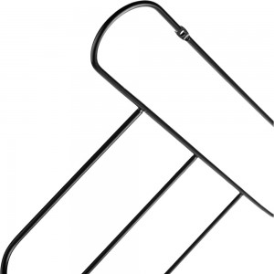 Планка Moroshka Minima с 3 крючками, 36x5,4x21 см, цвет черный 930-013-01