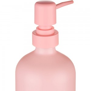 Дозатор для жидкого мыла Moroshka Lama 7,5x7,5x21 см., цвет розовый 923-308-01