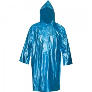 Усиленный плащ-дождевик MOS синий, полиэтилен, размер XXXL 12155М