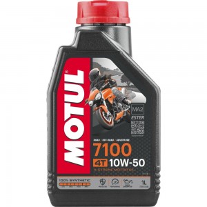 Моторное масло 7100 4T SAE 10W50 1 л MOTUL 104097