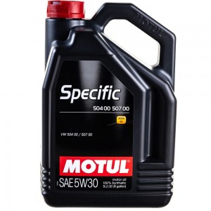 Синтетическое масло Specific VW 504 00 507 00 5W30 5л MOTUL 106375