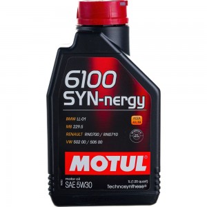 Моторное масло 6100 SYN-NERGY 5W30 1 л MOTUL 107970
