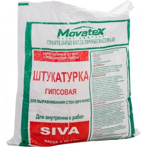 Штукатурка Movatex SIVA 5 кг Т02398