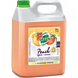 Увлажняющее крем-мыло MR.GREEN Peach 5 л ПНД 42000