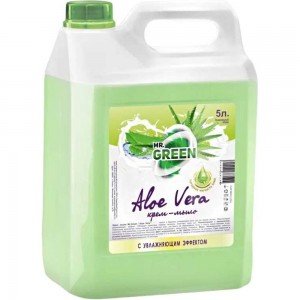 Увлажняющее крем-мыло MR.GREEN Aloe Vera 5 л ПНД 42017
