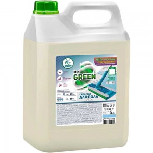 Средство для мытья полов MR.GREEN Bio system усиленная формула, 5 л ПНД 42024