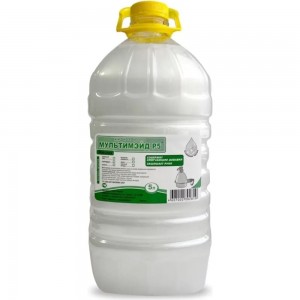 Концентрированное жидкое крем-мыло для мытья рук Мультимэйд Р5 с перламутром, белая роза, гипоаллергенное 5 л 4607002302819