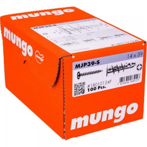 Дюбель Джет-Плаг по гипсокартону Mungo MJP-S 39 с шурупом 100 шт. 18010124