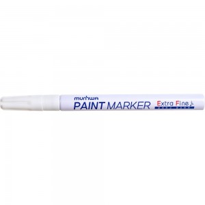 Маркер-краска MunHwa PAINT MARKER EXTRA FINE, белая, 1мм 302759 Б0048395