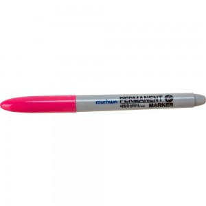 Перманентный маркер Munhwa розовый, пулевидный, 1,5мм FPM-10