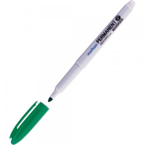 Перманентный маркер Munhwa зеленый, пулевидный, 1,5мм FPM-04