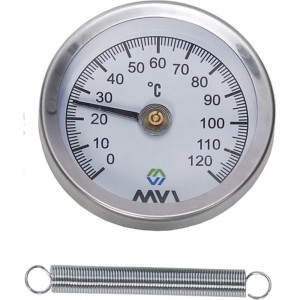 Аксиальный термометр MVI 0C-120C, D63 мм, накладной ATS.63120.52