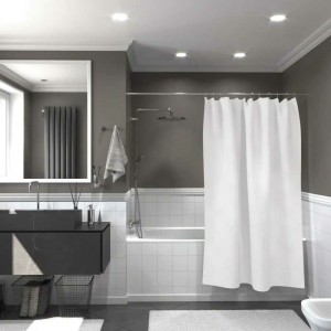 Занавеска для ванной комнаты MY SPACE CAPITAL white 180x240 Polyester PR180240006