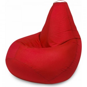 Кресло-мешок Mypuff Груша Красный, размер Компакт, оксфорд bm_025