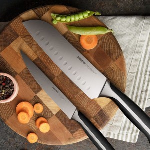 Набор из 5 кухонных ножей, ножниц и блока для ножей с ножеточкой NADOBA серия URSA 722616