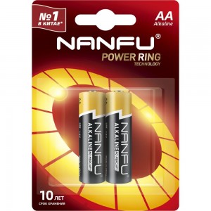 Батарейка NANFU alkaline aa 2шт./бл 6901826017446 LR6 2B