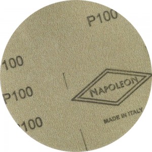 Круг шлифовальный на липучке PAPER GOLD (5 шт; 125 мм; без отверстий; P100) NAPOLEON npg5-125-0-100