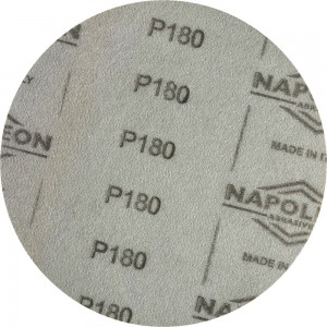 Круг шлифовальный на липучке PAPER GOLD (5 шт; 125 мм; без отверстий; P180) NAPOLEON npg5-125-0-180