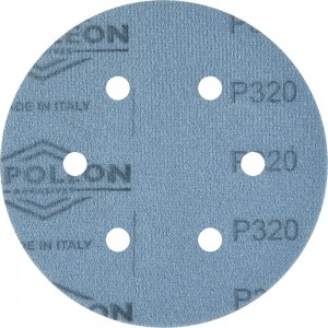 Круг шлифовальный на липучке FILM (5 шт; 150 мм; 6 отверстий; P320) NAPOLEON npf5-150-6-320