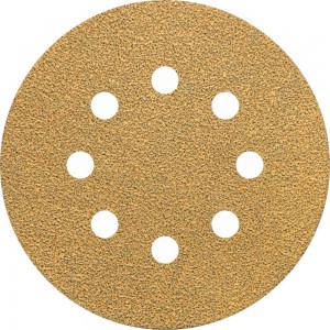 Круг шлифовальный на липучке PAPER GOLD (5 шт; 125 мм; 8 отверстий; P60) NAPOLEON npg5-125-8-060