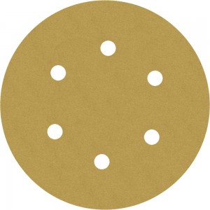 Круг шлифовальный на липучке PAPER GOLD (5 шт; 150 мм; 6 отверстий; P320) NAPOLEON npg5-150-6-320
