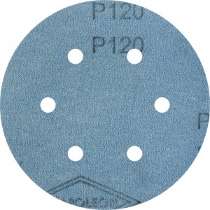 Круг шлифовальный на липучке FILM (5 шт; 150 мм; 6 отверстий; P120) NAPOLEON npf5-150-6-120