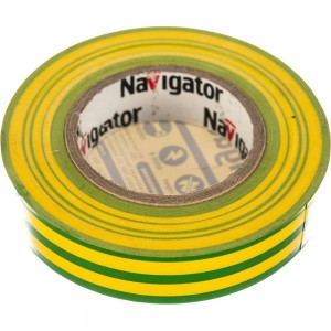 Изолента ПВХ Navigator 15мм 20м желто-зеленый NIT-B15-20/YG 4670004711088 155925