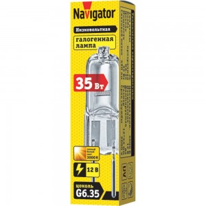 Галогенная лампа Navigator 94 211 JC 35W clear GY6.35 12V 2000h 4607136942110 128319