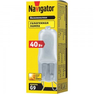 Галогенная лампа Navigator 94 232 JCD9 40Вт frost G9 230В 2000h 4607136942325 128328