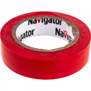 Изолента Navigator NIT-B15-10/R красная 71230