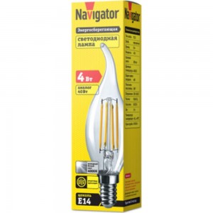 Лампа Navigator NLL-F-FC35-4-230-4K-E14 61341