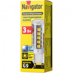 Лампа Navigator NLL-P-G9-3-230-6.5K 14010