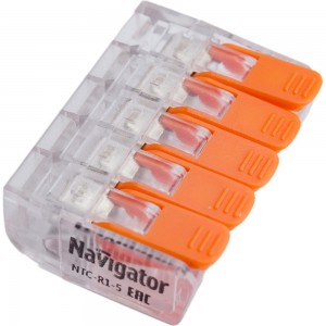 Монтажная клемма Navigator 61 687 NTC-R1-5-B5 5 штук/упаковка 61687