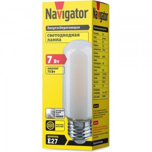 Лампа Navigator 14 440 NLL-F-T39-7-230-4K-E27-FR 110 mm 14440