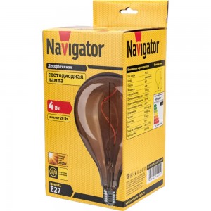 Лампа Navigator 14 501 NLL-F-PS125-4-230-2.7K-E27 14501