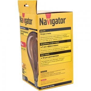 Лампа Navigator 14 501 NLL-F-PS125-4-230-2.7K-E27 14501