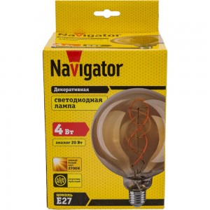 Лампа Navigator 14 500 NLL-F-G125-4-230-2.7K-E27 14500