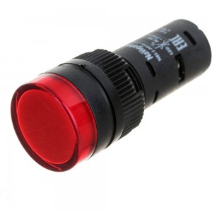 Индикаторная лампа Navigator NBI-I-AD16-230-R красная, d16мм, 230В AC/DC 82804